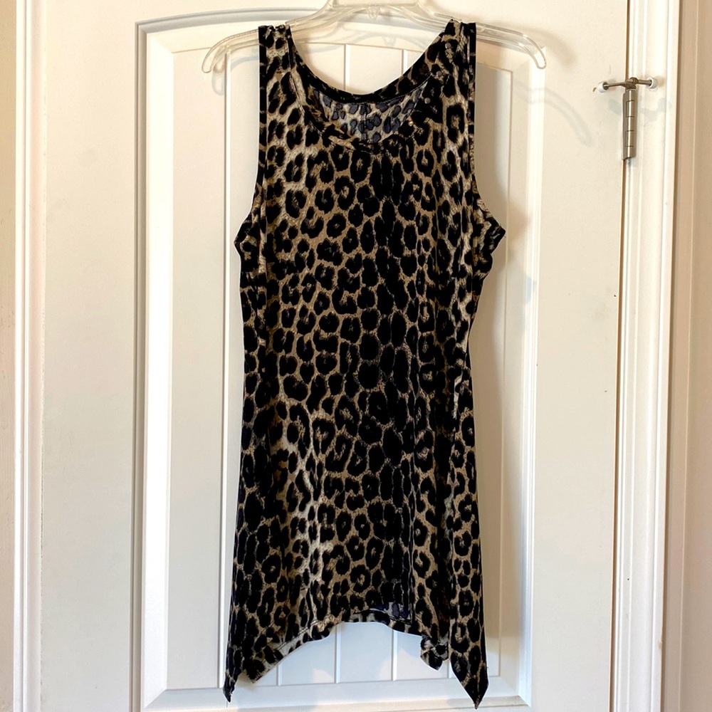 Women’s Leopard Tunic Top